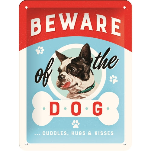 Tin Sign Beware of the Dog