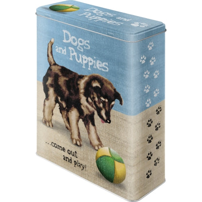 Металлическая банка для хранения Dogs and Puppies XL