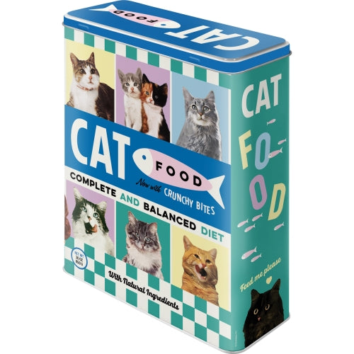 Metāla uzglabāšanas trauks Cat Food XL