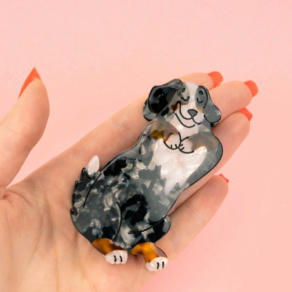 Крабик для волос Бернский Зенненхунд | Coucou Suzette