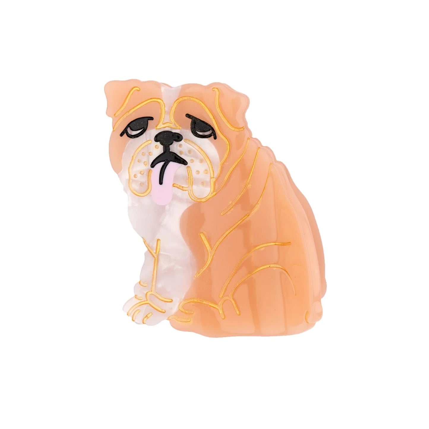 Matu sprādze krabis Angļu buldogs | Coucou Suzette