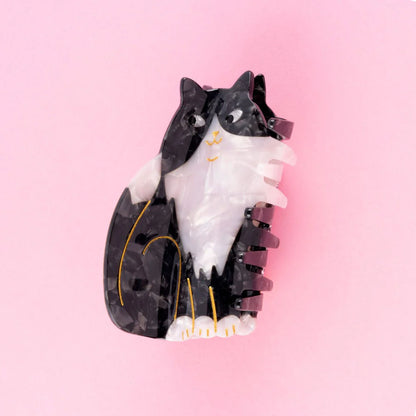 Black and White Cat Hair Claw | Coucou Suzette