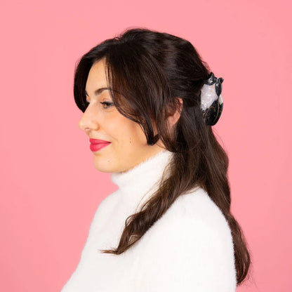 Black and White Cat Hair Claw | Coucou Suzette