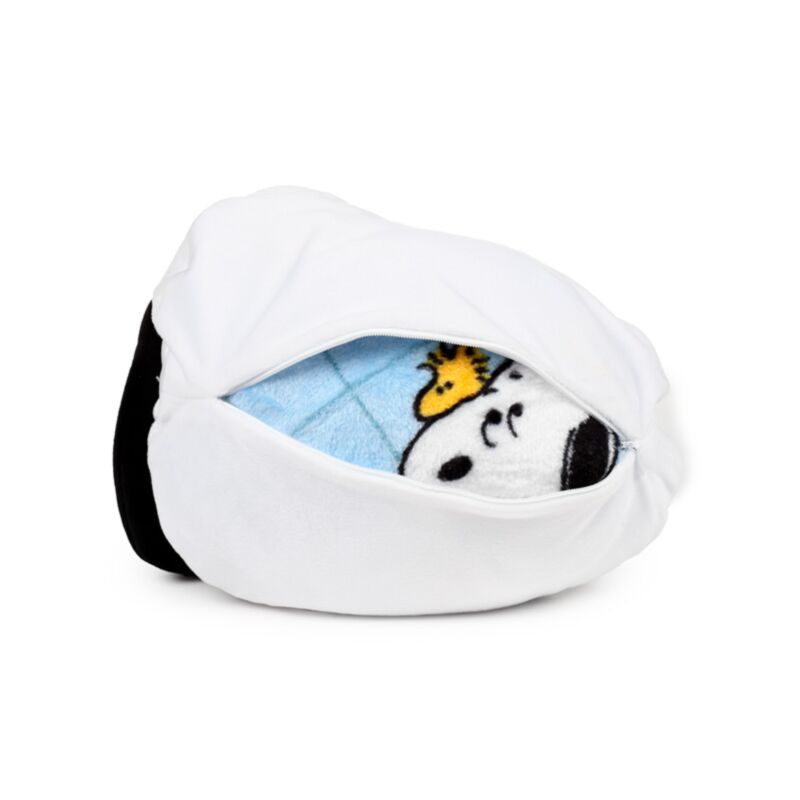 Blankeazzz Peanuts Snoopy & Woodstock 2-in-1 Plush Toy & Travel Blanket 