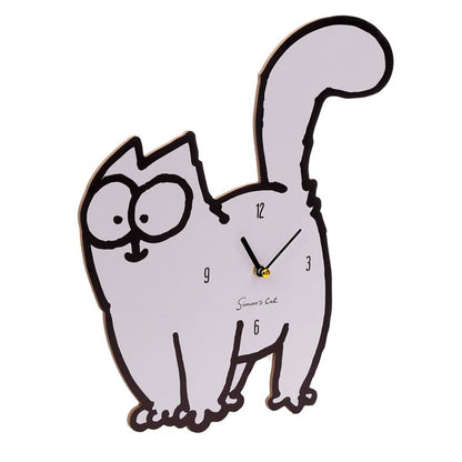 Simon's Cat Shaped Picture Clock