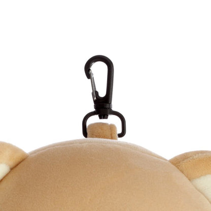 Relaxeazzz Shiba Inu Dog Plush Travel Pillow & Eye Mask
