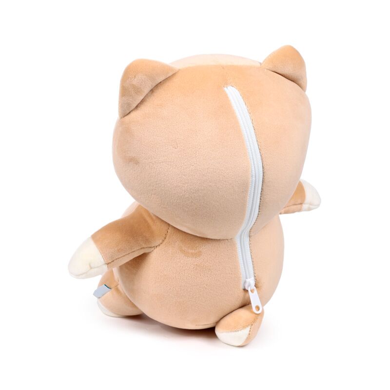Swapseazzz Adoramals Shuggs the Shiba Inu 2-in-1 Plush Travel Pillow & Toy 