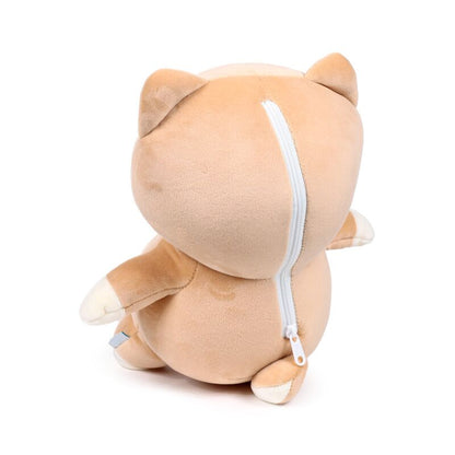 Swapseazzz Adoramals Shuggs the Shiba Inu 2-in-1 Plush Travel Pillow & Toy 