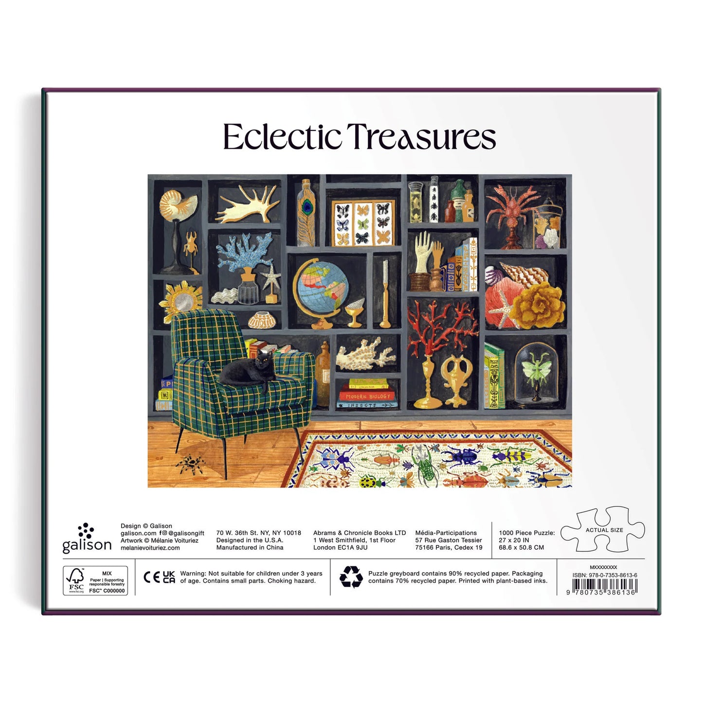 Puzle Eclectic Treasures, 1000 gab.