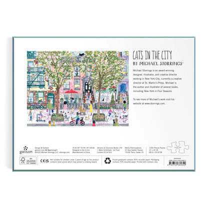 Puzzle Michael Storrings Cats in the City, 1000 pcs.