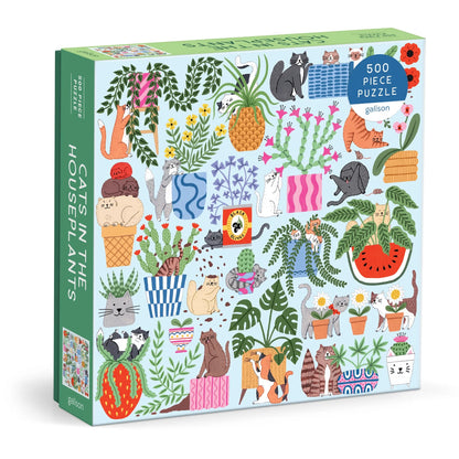 Puzzle Cats in the Houseplants, 500 pcs.