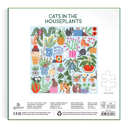 Puzzle Cats in the Houseplants, 500 pcs.
