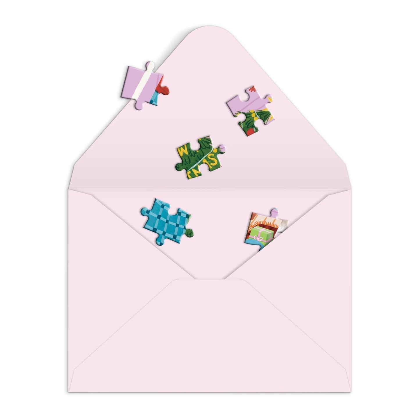 Apsveikuma kartiņa-puzle Meowy Christmas, 60 gab.