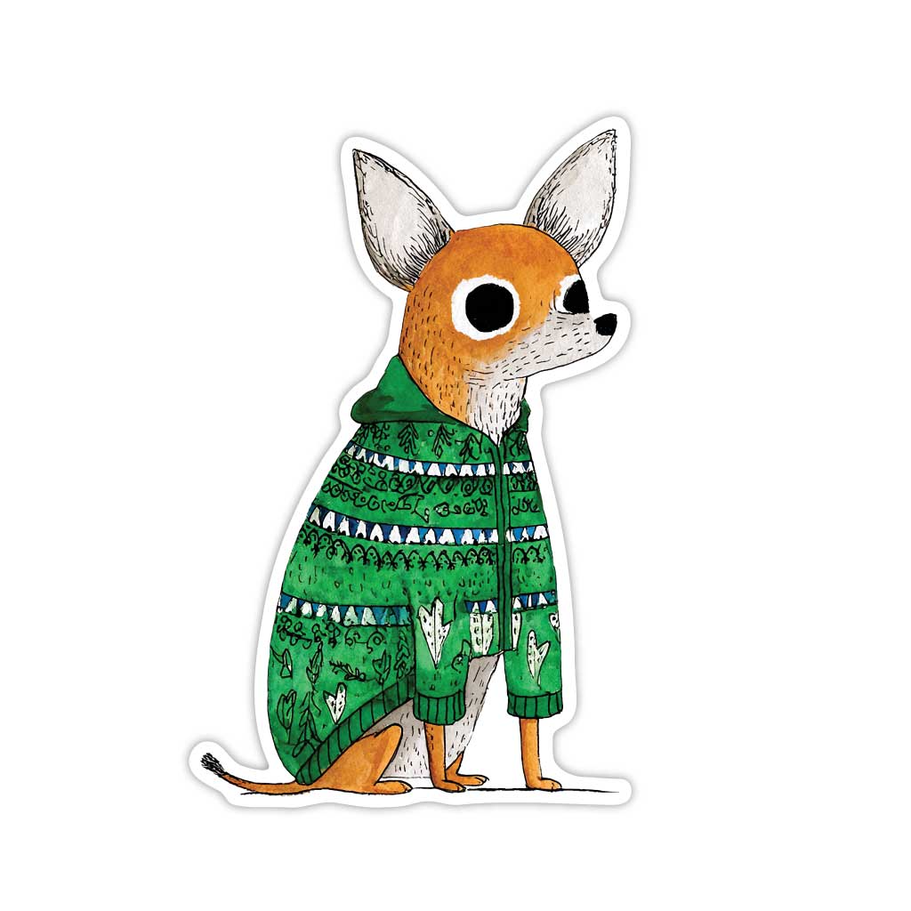 Uzlīme Hoodie Chihuahua