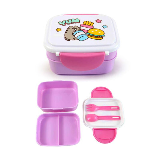 Bento pusdienu kastīte ar galda piederumiem Pusheen Cat Foodie