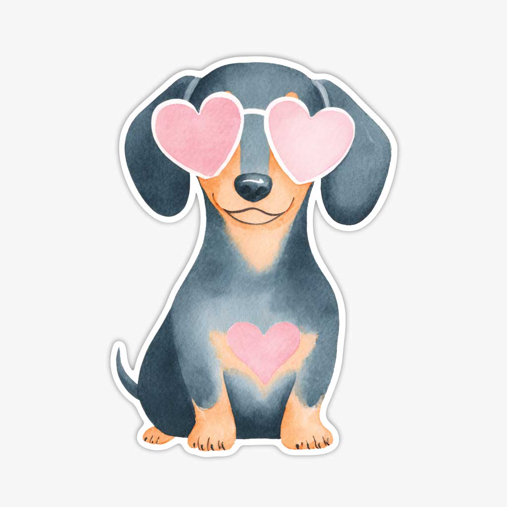 Uzlīme Love Dachshund