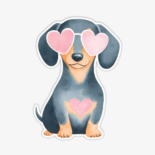 Uzlīme Love Dachshund
