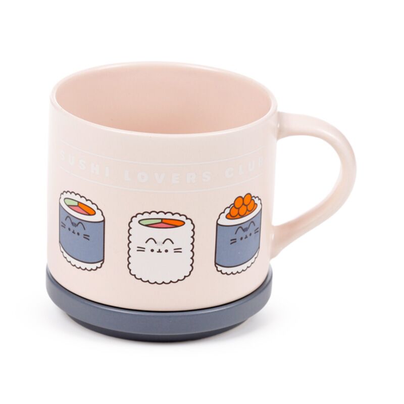 Фарфоровая кружка c крышкой/подставкой Pusheen the Cat Bento Club