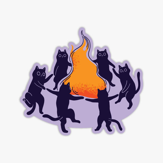 Наклейка Кошачий круг