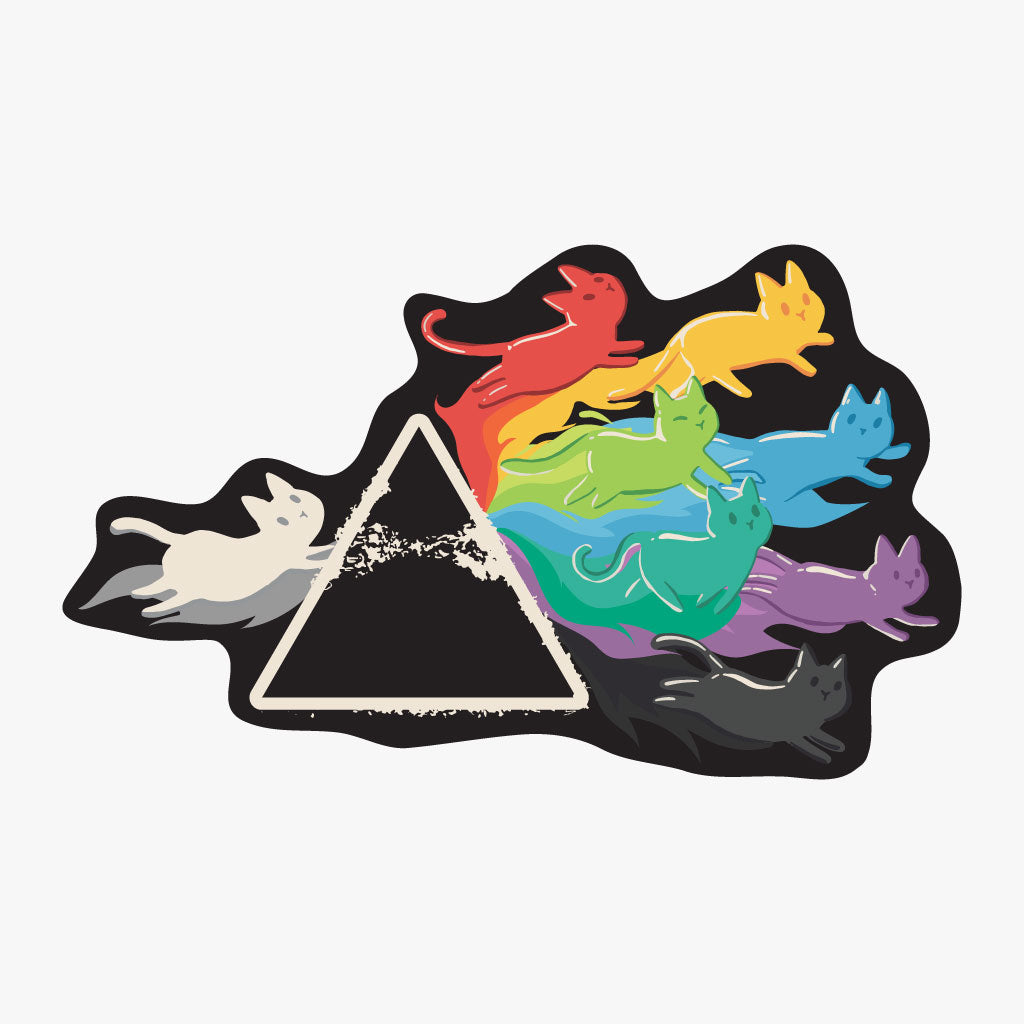 Cat Prism Sticker