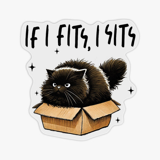 Прозрачная наклейка I Fits
