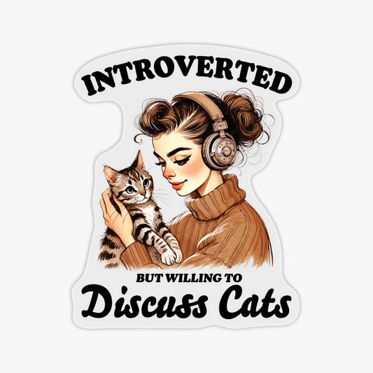 Прозрачная наклейка Introverted