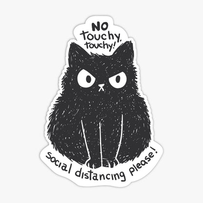 Наклейка No Touchy Touchy