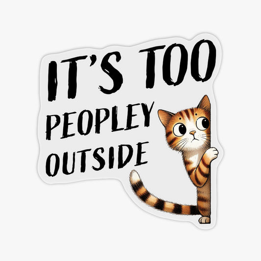 Caurspīdīga uzlīme Too Peopley