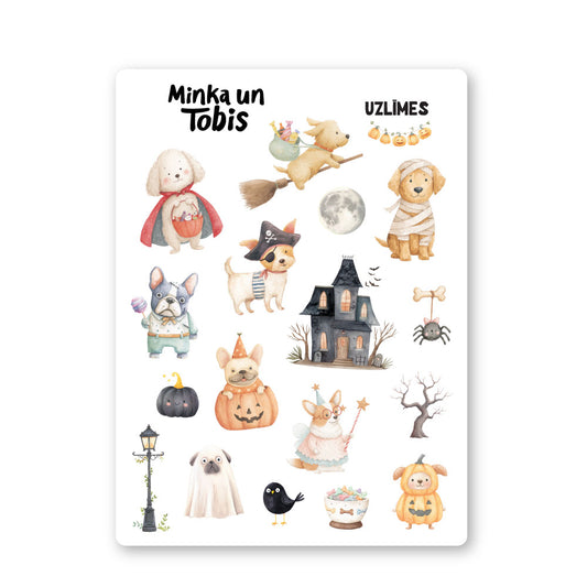 Halloween Dogs Stickers
