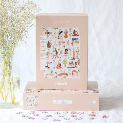 Puzzle Piecely Plant Yoga, 1000 pieces