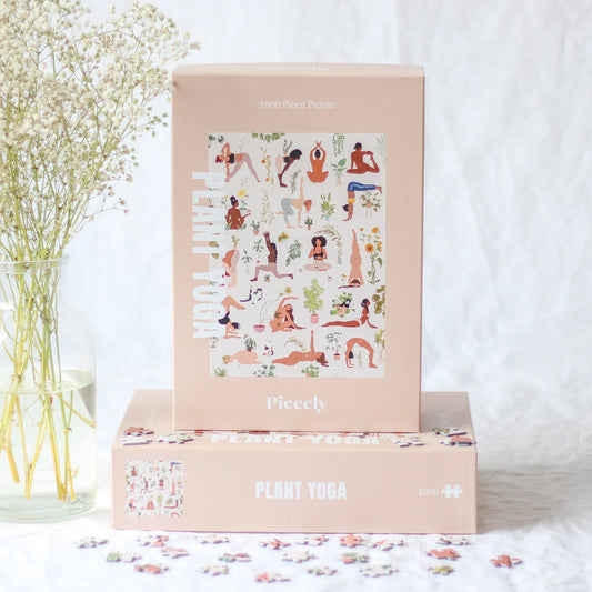 Puzzle Piecely Plant Yoga, 1000 pieces
