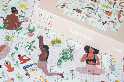 Puzzle Piecely Plant Yoga, 1000 pieces