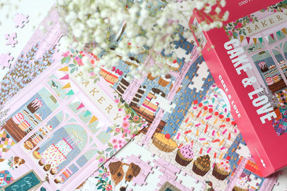 Puzzle Piecely Cake & Love, 1000 pieces.