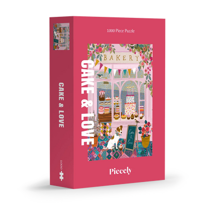 Puzzle Piecely Cake & Love, 1000 pieces.