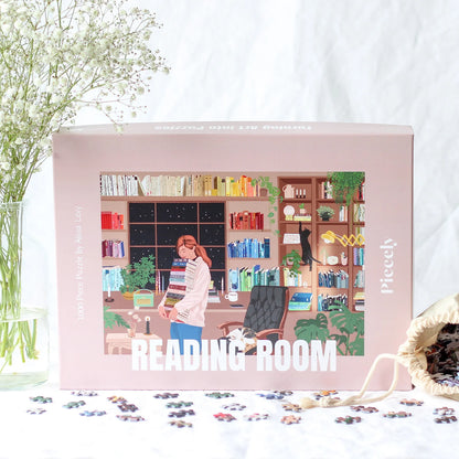 Puzzle Piecely Reading Room, 1000 pieces.