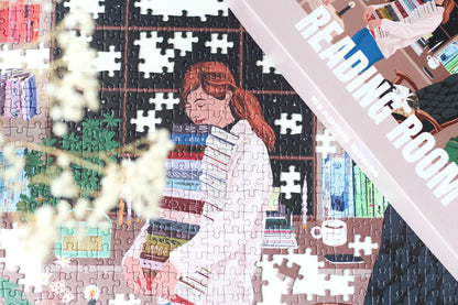Puzzle Piecely Reading Room, 1000 pieces.