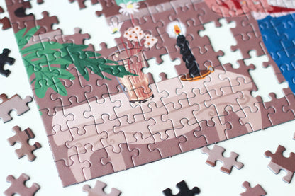 Puzzle Piecely Reading Room, 1000 pieces.