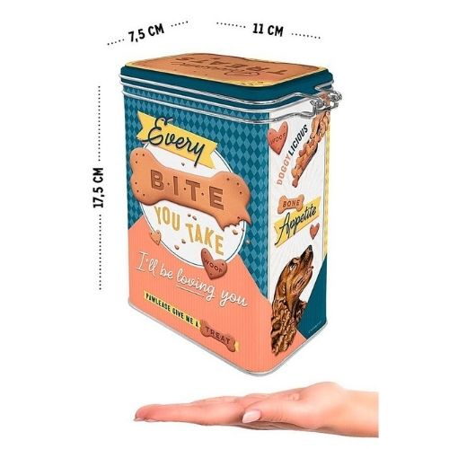 Metāla uzglabāšanas trauks Every Bite You Take