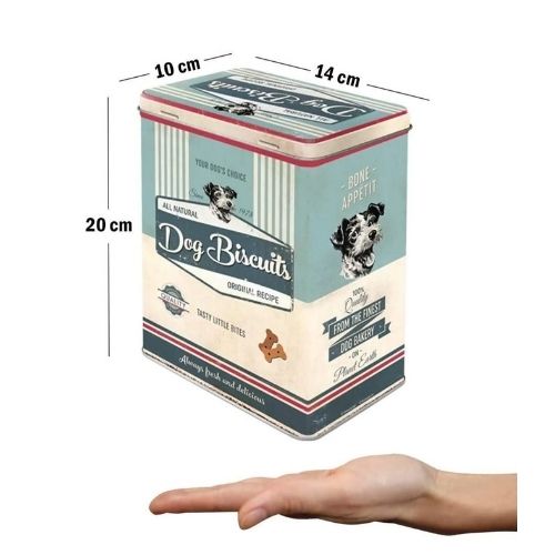 Metāla uzglabāšanas trauks Dog Biscuits L