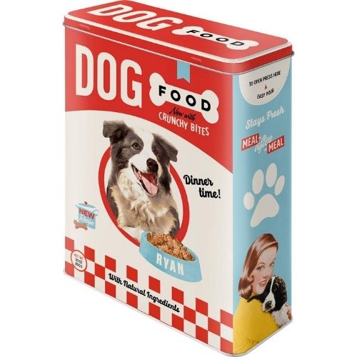 Металлическая банка для хранения Dog Food XL