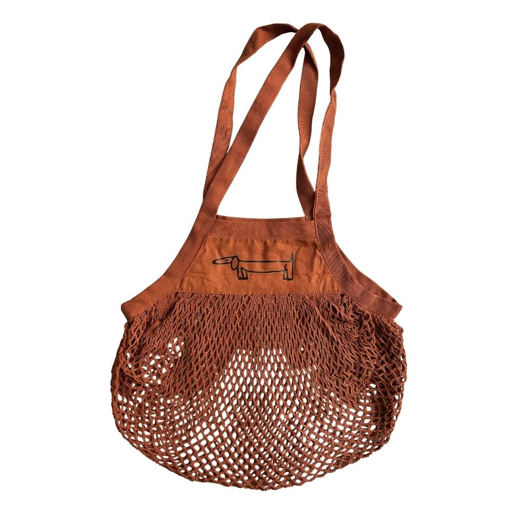 Tīkliņsoma ar suni rūsgana