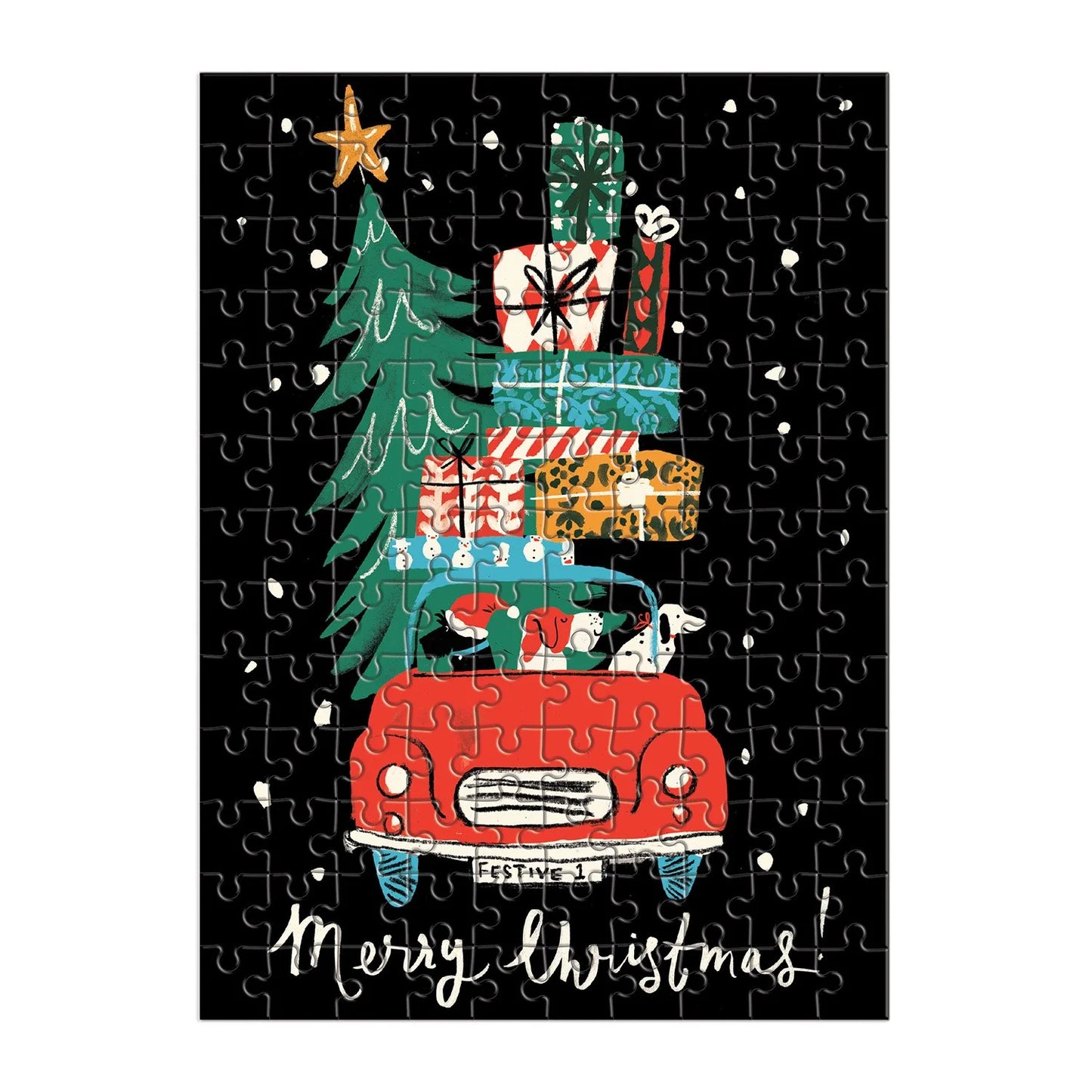 Christmas Car Jigsaw Puzzle Ornament, 130 pcs.