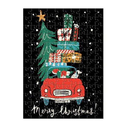 Christmas Car Jigsaw Puzzle Ornament, 130 pcs.