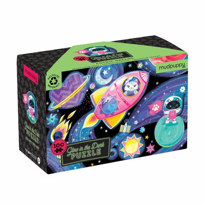 Tumsā spīdoša puzle Cosmic Dreams, 100 gab.