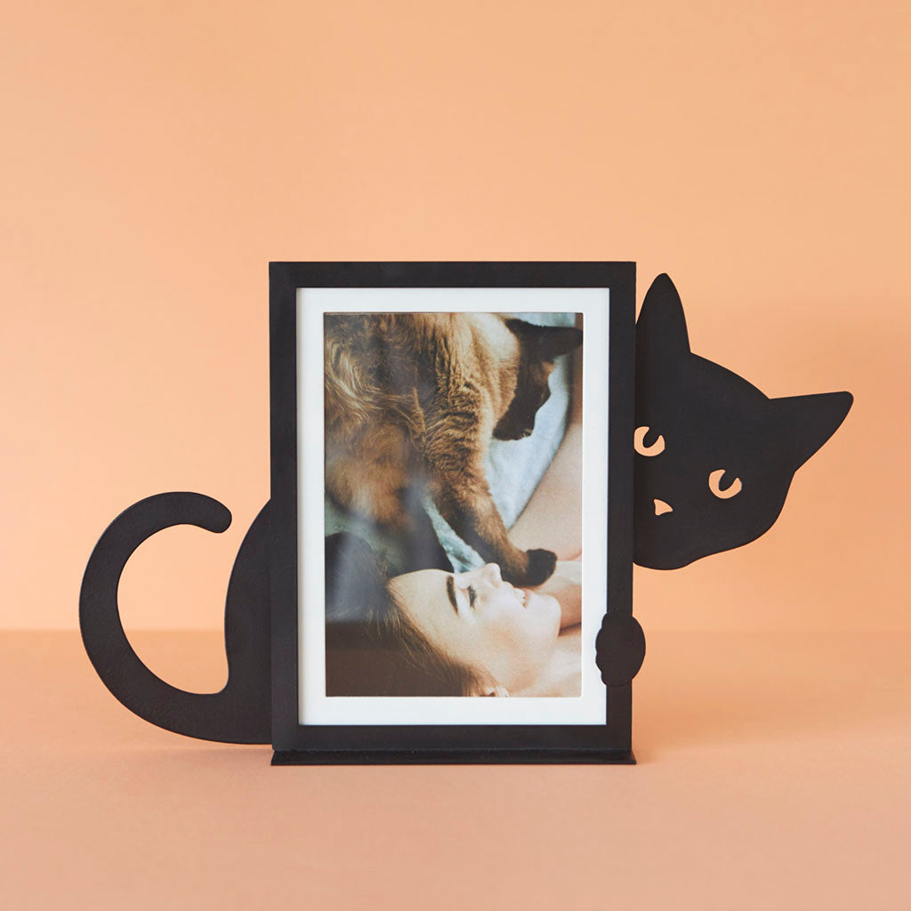Фоторамка Прячущийся кот - вертикальная