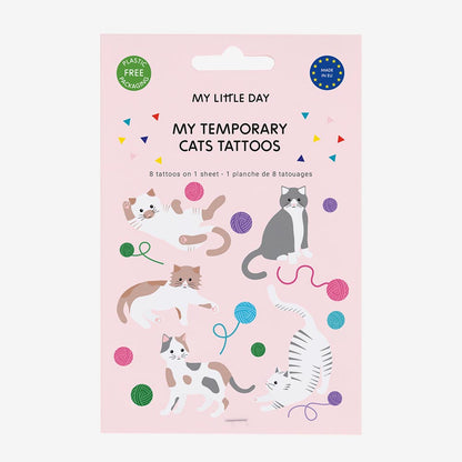 Набор татуировок Cat, 8 pcs.