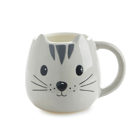 Keramikas krūze Kitty pelēka
