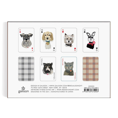 Playing Card Set Paper dogs