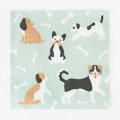Napkin Set Dog, 20 pcs.