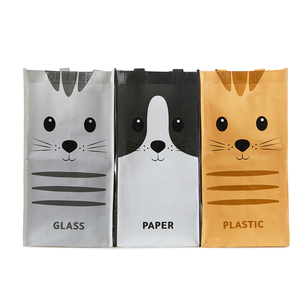 Recycling bag set Meow x3 